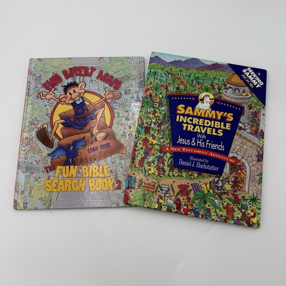Lot 2 Bible Search Find Rupert Hidden Picture Puzzles Seeking Sammy Adventures